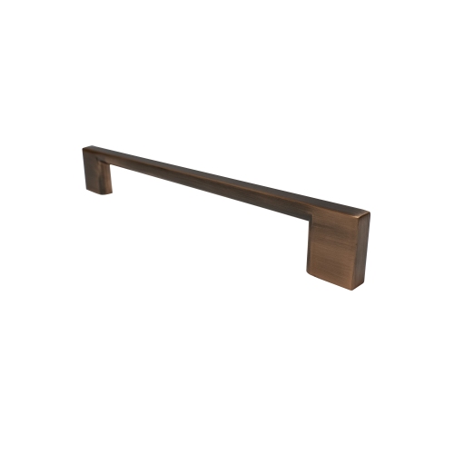 190mm Slimline Bar Handle Gloss Brushed Copper Finish