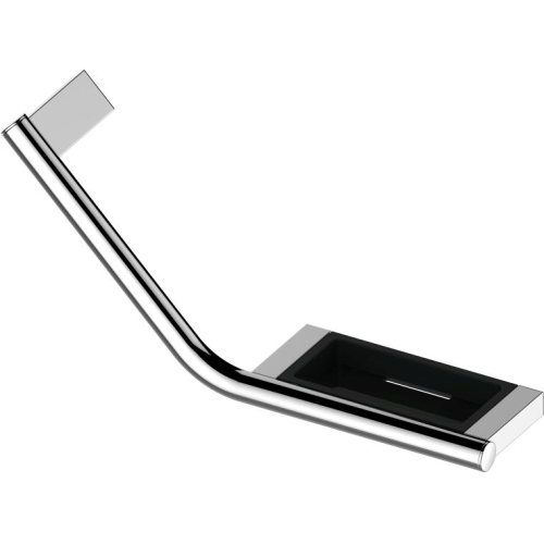 Keuco Accessories - Plan Bath Grip/Towel Rail With Soap Tray Left Hand