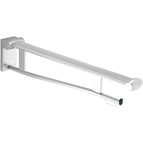 Keuco Accessories - Plan Care Pivoted Supp Rail WC W/Toilet Paper Holder 700mm