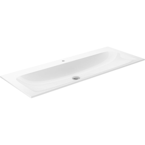 Keuco Basins - Plan Ceramic Basin, 1TH, 1205 x 17 x 493mm